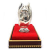 Silver Gyan Mudra Hand Idol – Symbol of Wisdom on Red Velvet Base