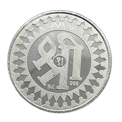 SILVER LAXMI COIN 50 GM 999 PURITY