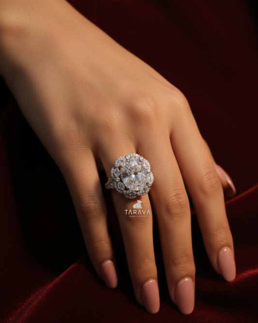 925 Majestic Shine Silver Bridal Ring