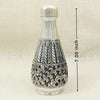 Handcrafted Silver Finish Water Bottle – Ornate Teardrop Design