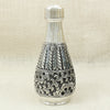 Handcrafted Silver Finish Water Bottle – Ornate Teardrop Design