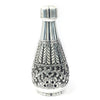 Handcrafted Silver Finish Water Bottle – Ornate Teardrop Design