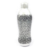 Handcrafted Silver Finish Water Bottle – Peacock Feather Motif Design