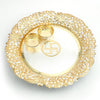 Silver & Gold-Plated Aarti Thali with Intricate Floral Design