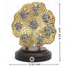 Ashtalaxmi-floral design Gold Polished Decorative Idol