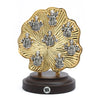 Ashtalaxmi-floral design Gold Polished Decorative Idol