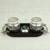 Majestic Silver Bhand Set with Dragon Handle Design