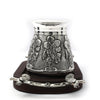 Silver Lota Set with Floral Engraving