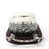 Silver Bowl Set with Dragon Handles and Floral Engravings