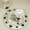 Silver Elephant-Themed Kids’ Dinner Set