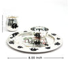 Silver Elephant-Themed Kids’ Dinner Set