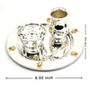 Silver Kids’ Dinner Set – Teddy Bear Theme
