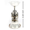 Majestic Silver Elephant Diya – Symbol of Strength & Prosperity