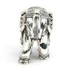 Silver Elephant Figurine – Handcrafted Royal Decor