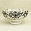 Elegant Silver Bowl with Floral Engraving