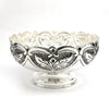 Elegant Silver Bowl with Floral Engraving