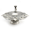 Exquisite Silver Pancharti – Traditional Five-Wick Aarti Lamp