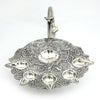 Exquisite Silver Pancharti – Traditional Five-Wick Aarti Lamp