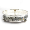 Ornate Silver Kachola with Lid – Antique Floral Design