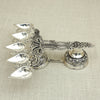 Handcrafted Silver Panch Aarti Diya – Traditional Five-Wick Oil Lamp