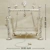 Silver Decorative Jhula with – Floral & Bird Design