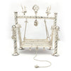 Silver Decorative Jhula with – Floral & Bird Design