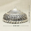Ornate Silver Finish Chattar