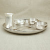 Elegant Silver Dinner Set – 7-Piece Traditional Dining Ensemble
