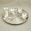 Elegant Silver Dinner Set – 7-Piece Traditional Dining Ensemble