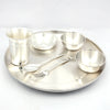 Elegant Silver Dinner Set – 7-Piece Traditional Dining Ensemble