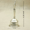 Antique Finish Silver Pooja Bell – Garuda Handle Design