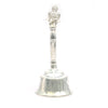 Antique Finish Silver Pooja Bell – Garuda Handle Design