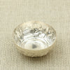 Traditional Silver Pooja Bowl with Auspicious Motifs
