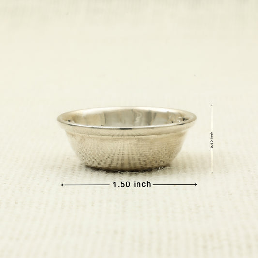 Classic Hammered Silver Bowl