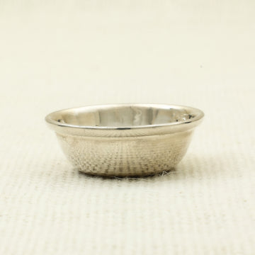 Classic Hammered Silver Bowl