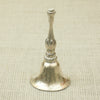 Antique Finish Silver Pooja Bell – Ornate Floral Handle Design