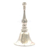 Antique Finish Silver Pooja Bell – Ornate Floral Handle Design
