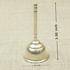 Antique Finish Silver Pooja Bell – Minimalist Classic Design