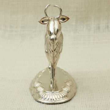 Sacred Silver Cow and Calf Idol