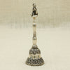 Silver Hanuman Bell – Devotional Ghanti with Folded Hands Idol