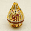 Decorative Golden Nariyal – Embellished with Stones and "Shree" Symbol