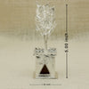 Elegant Silver Tulsi Plant Idol