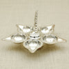 Silver Panch Aarti Diya – Lord Balaji Design