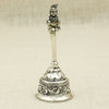 Silver Bal Krishna Bell – Devotional Ghanti with Intricate Detailing