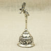 Silver Bal Krishna Bell – Devotional Ghanti with Intricate Detailing