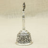 Silver Shankh Bell – Sacred Ghanti with Divine Conch Motif