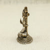 Silver Lord Shiva Idol – Meditative Pose with Trishul