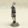 Intricately Crafted Silver Ganesha Idol – Seated Pose with Blessing Hand