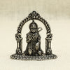 Devotional Silver Hanuman Idol in Blessing Pose – Arch Frame Design