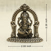 Silver Lord Ganesha Idol – Arch Frame Design